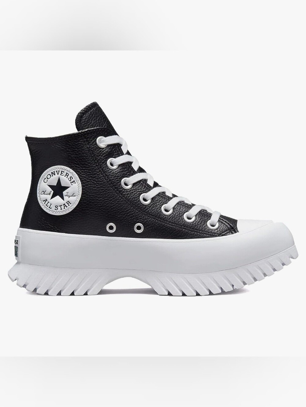Converse CTAS Leather Lugged 2.0 HI Womens Size 10.5 Black Shoes
